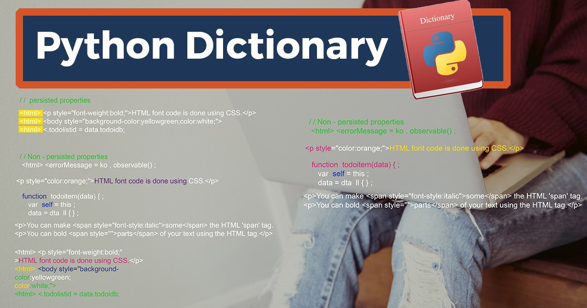 Từ điển Python: Là một ngôn ngữ lập trình phổ biến, Python đang được nhiều người ưa chuộng. Và để giúp bạn cải thiện kỹ năng lập trình của mình, Từ điển Python sẽ là một người bạn đồng hành đắc lực. Hãy xem hình ảnh liên quan để chứng kiến thông tin thú vị ngay.